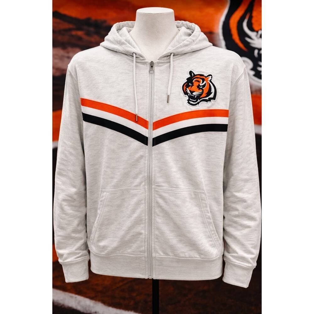 Cincinnati Bengals NFL Team Apparel Full Zip Jacket S